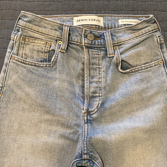 Denim Forum Yoko high rise slim sz 25 - Picture 2 of 4